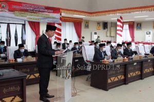 Paripurna Dalam Rangka Usulan Pengangkatan Bupati & Wakil Bupati Lampung Selatan