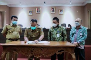 Pemkab Lamsel Lakukan Kerja Sama (MoU) Dengan Bank Lampung Tentang Pengelolaan Keuangan Daerah