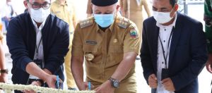 Hari Pertama Kerja, Nanang Resmikan Gedung Baru BRI Cabang Kalianda