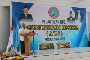 Sekdakab Lekok Hadiri Pelantikan DPC AWI Lampung Utara