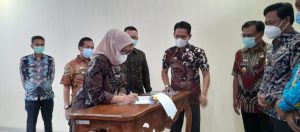 BPKAD Dan BPPRD Lampung Selatan Tandatangani PKS dengan Bank Lampung