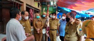 Satgas Pangan Pemkab Lampung Selatan Monitoring Stok dan Harga Sembako di Pasar Kalianda dan Sidomulyo