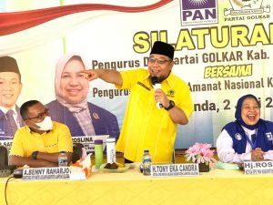 PAN Silaturahmi Ke Golkar Lampung Selatan