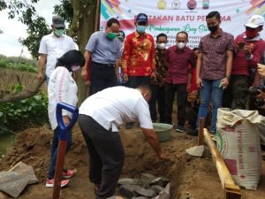 Buka Bimtek Dan Lakukan Peletakan Batu Pertama Pembangunan Long Storage, Nanang Dukung Program Pemerintah Memajukan Teknologi dan Mensejahterakan Masyarakat Lamsel