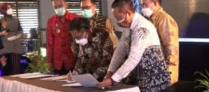 Gelar Marketing Gathering, Pemkab Lamsel Lakukan MoU Dengan TVRI Stasiun Lampung