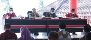 Pasca PPKM Turun ke Level 3, Bupati Lampung Selatan Evaluasi Penanganan Pengendalian Covid-19