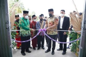 Bupati Tubaba Umar Ahmad Hadiri Kuliah Umum dan Gunting Pita Peresmian Gedung Center SMK Muhammadiyah