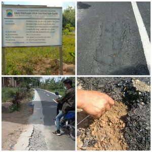 Lapor Pak Jaksa, Proyek Pembangunan Jalan di Candipuro “Amburadul”