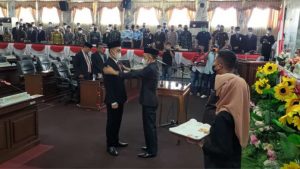 Jupi Dilantik Jadi Anggota DPRD Lampura PAW dari F-PDI Perjuangan