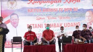 Kunker Ketua Komisi IV DPR RI Audiensi Bersama Peternak Udang Di Lamsel