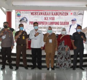Asisten I Buka Muskab PMI Lampung Selatan ke VIII