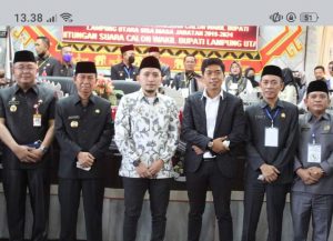 DPRD Lampung Utara Gelar Pilwabup, Ardian Saputra Resmi Wabup Terpilih