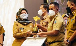 Penghargaan Pembangunan Daerah SABURAI 2022, Kabupaten Lampung Selatan Raih Terbaik Ke-3