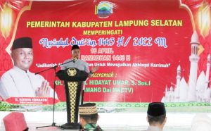 Pemkab Lampung Selatan Gelar Peringatan Nuzulul Quran 1443 Hijriah