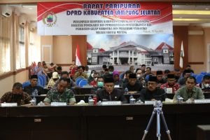 Bupati Nanang Sampaikan Raperda Fasilitasi P4GN dan Prekursor Narkotika ke DPRD Lampung Selatan