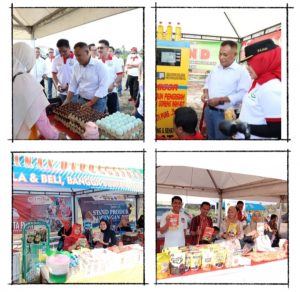Keliling Lapak Bazar UMKM Dan Pameran Bonsai, Bupati Nanang Komitmen Dukung Pemulihan Ekonomi Di Lampung Selatan