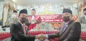 Gantikan Romli, Wansori Resmi Ketua DPRD Lampung Utara