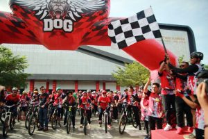 Fun Bike & Bike Adventure HUT Ke-66 Kabupaten Lampung Selatan Diikuti Ribuan Pesepeda