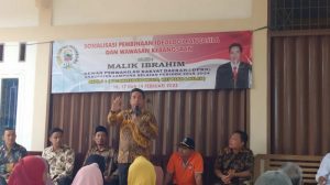 Sosialisasi IPWK, Malik Ibrahim Ajak Masyarakat Saling Menghargai dan Menghormati Antar Suku