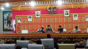H, Hendriy Rosyadi Pimpinan Jalanya Rapat Paripurna Dalam Rangka Penyampaian LKPJ Bupati Lampung Selatan