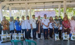 Thamrin Hadiri Launching Bantuan Pangan Beras Tahun 2023 di Lampung Selatan