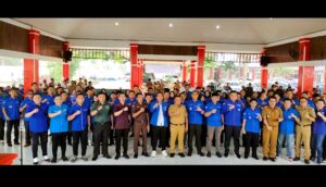 Pengukuhan KNPI Lamsel, Ini yang Disampaikan Nanang Ermanto