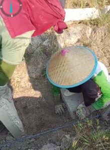 Selain tak Swakelola, Proyek P3-TGAI di Kecamatan Palas Ini tanpa Plang Hingga Dikerjakan Ugal-ugalan