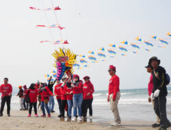 Jadi Agenda Tahunan, Festival Layang-layang 2 Lamsel Resmi Dibuka