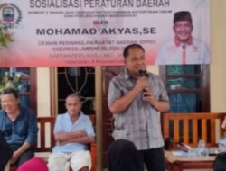 Anggota DPRD Lamsel M Akyas Ajak Masyarakat Jaga Ketentraman Dan Ketertiban Umum