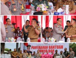 Polda Lampung Bantu Warga Lampung Selatan Sumur Bor & Paket Sembako, Bupati Nanang Mengaku Bahagia dan Bangga