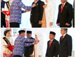 Selamat, Nanang Ermanto dan Winarni Terima Tanda Kehormatan Satyalancana Wira Karya, Satu-satunya Wakil Sumatera