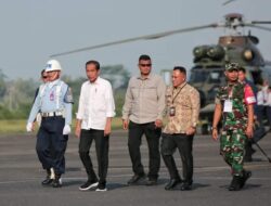 Bupati Nanang Ermanto Antar Jokowi Sampai Bandara