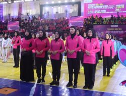 Lurie Helmy Santika Resmi Buka Volleyball Bhayangkari Cup 2024 di Lampung Selatan