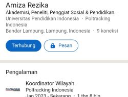 Pekerja Lembaga Survey Poltracking Indonesia Disinyalir Jadi Timses Balonbup di Pilkada Lamsel