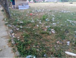 Ceceran Sampah tak Dibersihkan Seusai Deklarasi Calon Bupati, Warga Kalianda Mengeluh dan Minta Panitia Tanggung Jawab