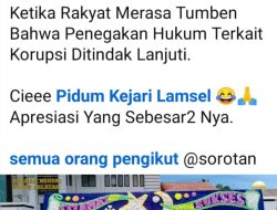 Sebut Kata “Tumben” Akun Facebook Saefun Naim Dinilai Lecehkan Institusi Kejari Lamsel