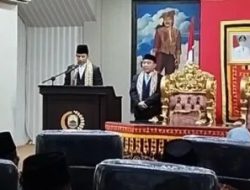 DPRD Lamsel Gelar Paripurna Pidato Bupati Radityo Egi Pratama