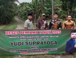Yudi Suprayoga Kawal Aspirasi Bangun Jalan 30 Tahun tak Tersentuh Perbaikan