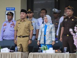 Erma Yusneli Hadiri Apel Gelar Pasukan Operasi Patuh Krakatau 2025 Polres Lamsel