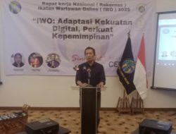Rakernas IWO 2025, Dwi Kristianto Dorong Jurnalis Adaptasi TI Digital