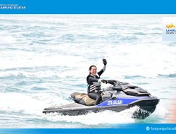 Lamsel Fest 2025, Zita Anjani Pimpin Konvoi Jetski Seberangi Selat Sunda