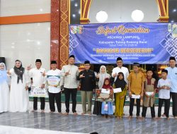 Pemprov Lampung Gelar Safari Ramadhan di Masjid Al – Amin Tubaba, Santuni 50 Anak Yatim dan Beri Bantuan Rumah Ibadah Rp 30 Juta