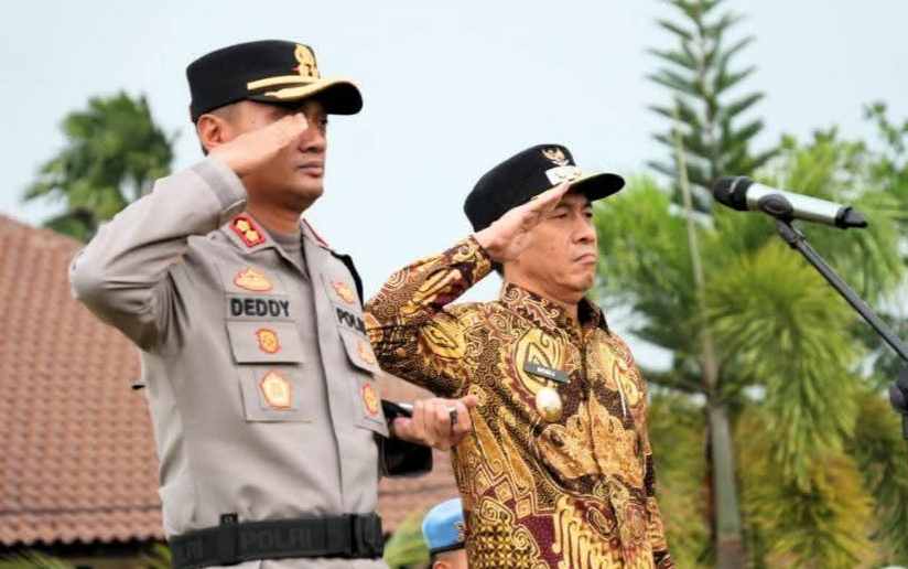 Polri – TNI dan Pemkab, Sinergi Pengamanan Arus Lebaran di Lampung Utara