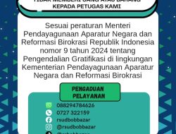 RSUD Bob Bazar Himbau Masyarakat tak Beri Imbalan ke Petugas