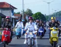 Ajak Seluruh Elemen, Bupati Rayakan HUT Ke-17 Tubaba Bersama Komunitas Vespa, CB, dan RX King
