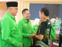 Momen Pertemuan Dua Wabup Lampung Utara Romli dan Ardian Saputra di Muscab PKB, Jadi Perhatian Publik 