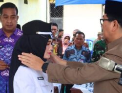 Bupati Hamartoni Lantik Penjabat Kades Kinciran Abung Tengah