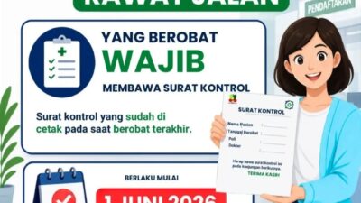 RSBB : Mulai 1 Juni, Pasien Rawat Jalan Peserta BPJS Wajib Kontrol Sesuai Jadwal di Surat Rujukan