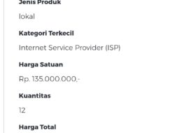 Lapor Bu Kajari, Belanja Paket Internet Kominfo Lamsel 3 Tahun Berturut Sebesar Rp4,8 M Ditengarai Dikorupsi