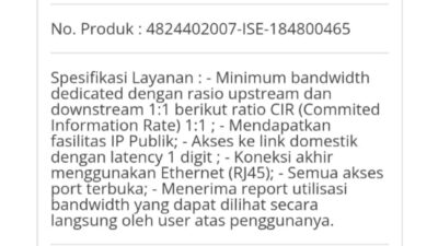 Berikut Fakta Seputar Kegiatan Penyediaan Paket Internet 300 Mbps Seharga Rp1,6 M Oleh Kominfo Lamsel Pada 2024 Lalu